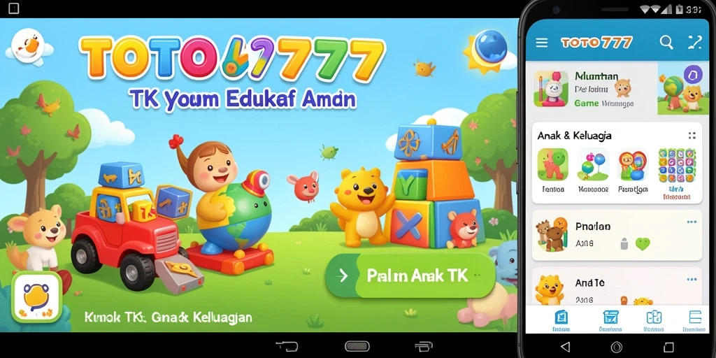 Antarmuka permainan TOTO777 yang menarik untuk anak-anak.