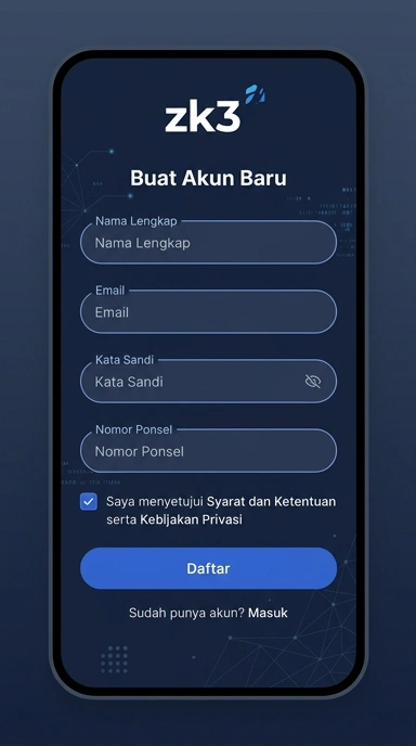 Panduan Lengkap Registrasi Akun zk3 untuk Pengguna Android